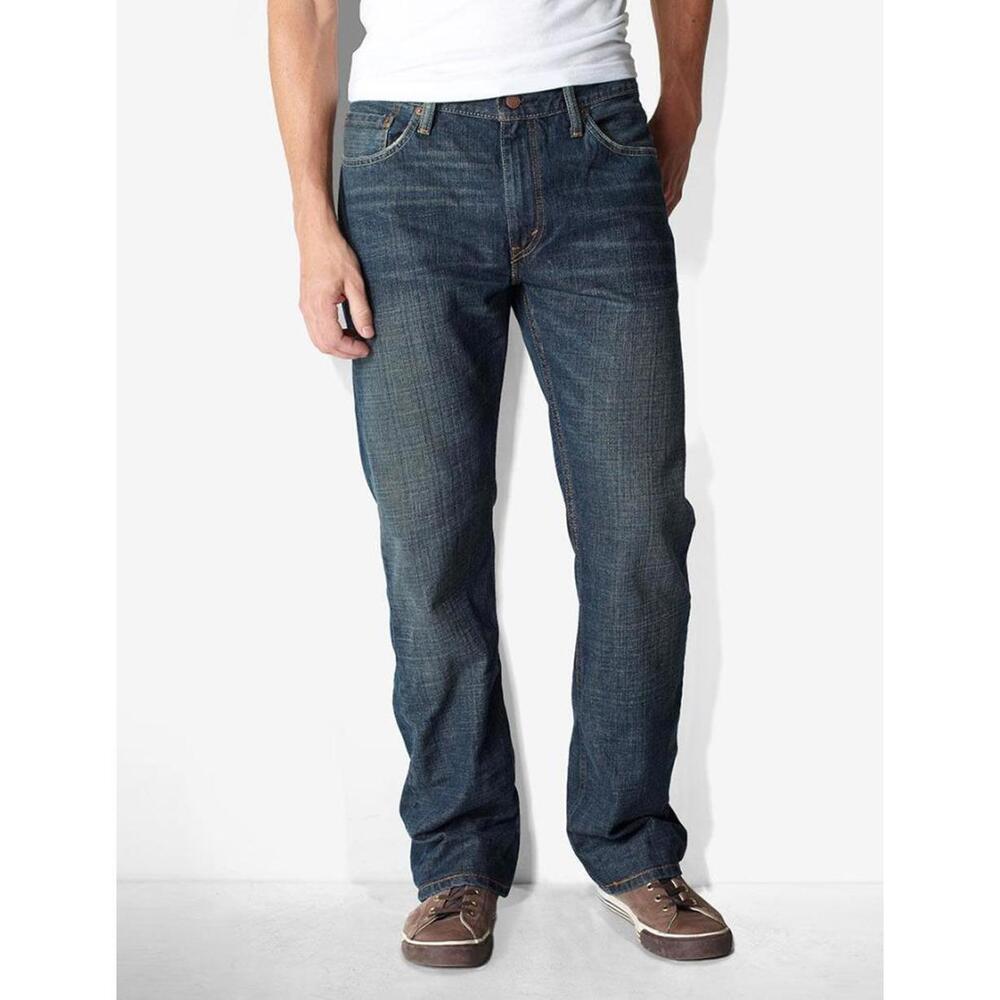 NEW MENS LEVIS 505 REGULAR FIT BLUE JEANS STRAIGHT LEG SIZE 40 X 30 005052765